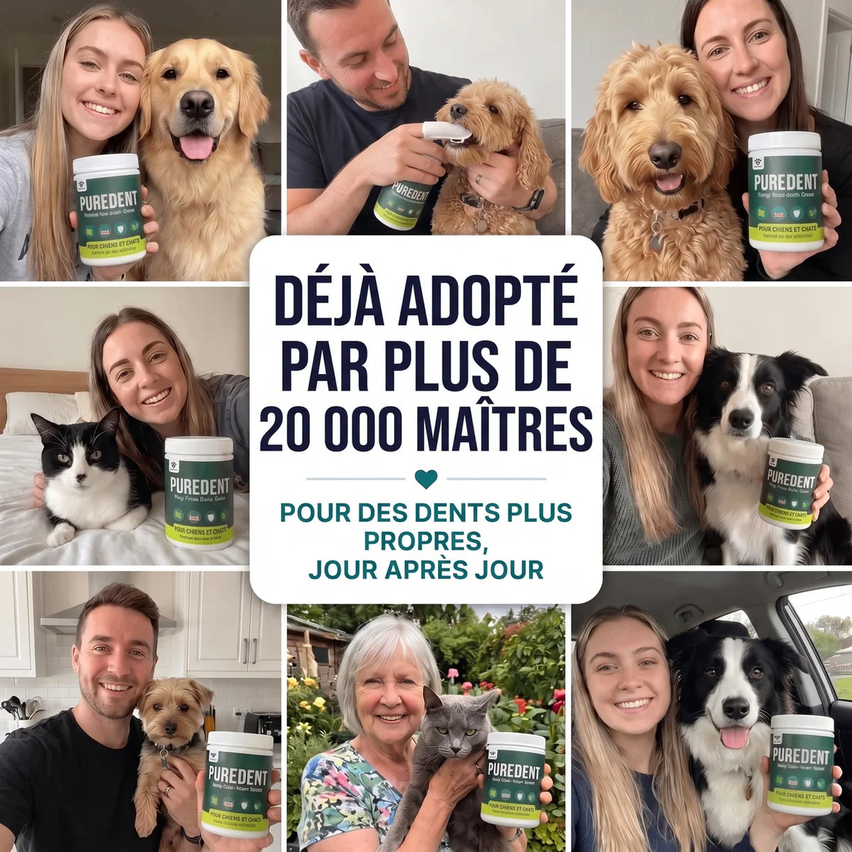 PureDent™ — Lingettes Dentaires
